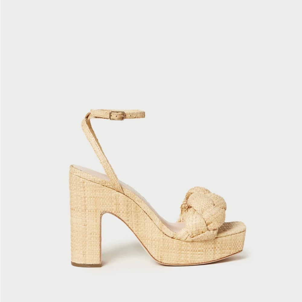 NIB LOEFFLER RANDALL FAE PLATFORM SANDAL